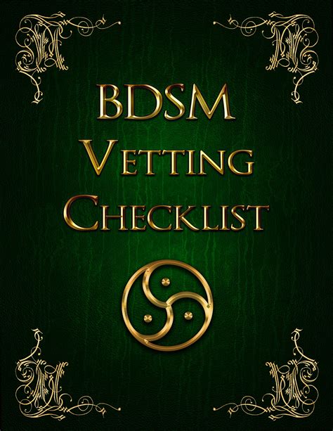 bdsm vragenlijst|BDSMchecklist.com